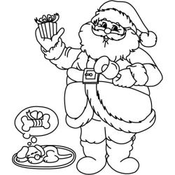 Père Noël 10 - Motif à décorer