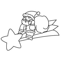 Père Noël 10 - Motif à décorer