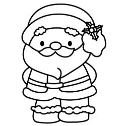 Père Noël 11 - Motif à décorer