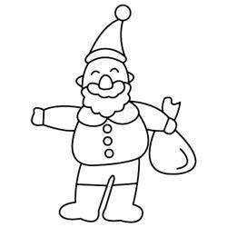 Père Noël 17 - Motif à décorer