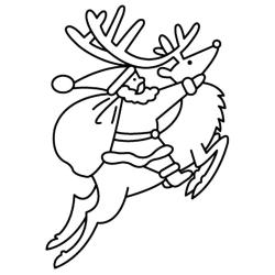 Père Noël 17 - Motif à décorer