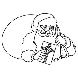 Père Noël 17 - Motif à décorer