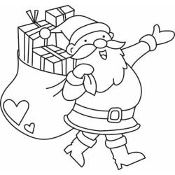 Père Noël 22 - Motif à décorer