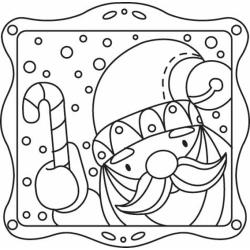 Père Noël 22 - Motif à décorer