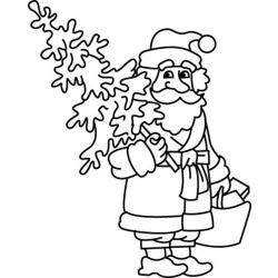Père Noël 28 - Motif à décorer