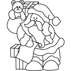 Père Noël 36 - Motif à décorer