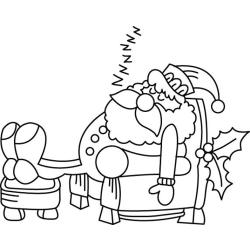 Père Noël 37 - Motif à décorer