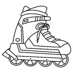 Retrouvez nos dessins à imprimer sur le thème du roller pour tous les amoureux de ce sport de glisse - Page 11