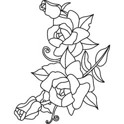 Roses 01 - Motif à décorer