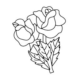 Roses 02 - Motif à décorer