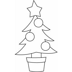 Sapin 09 - Motif à décorer