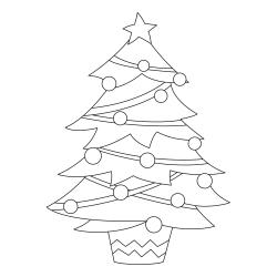 Sapin 09 - Motif à décorer