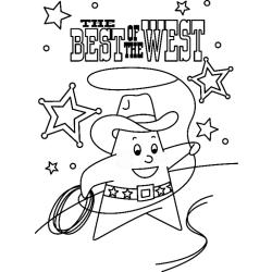 Cowboy 13 - Motif à décorer