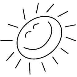 Soleil 01 - Motif à décorer