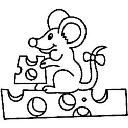 Souris 04 - Motif à décorer
