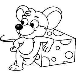 Souris 01 - Motif à décorer