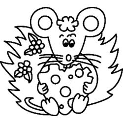 Souris 04 - Motif à décorer