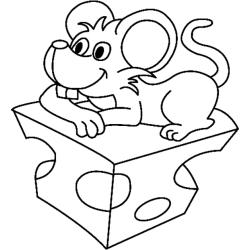 Souris 01 - Motif à décorer