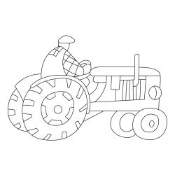 coloriage d'un gros avion
