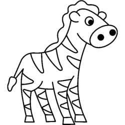 coloriage d'une tête d'hippopotame
