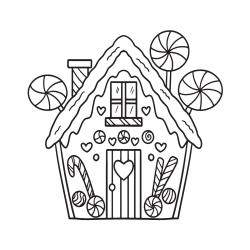 coloriage du sapin et des cadeaux