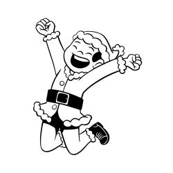 Coloriage du petit lutin