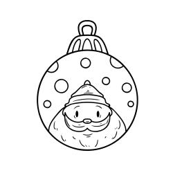 Coloriage boule ourson au noeud