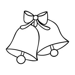 Cloche de Noël au gros noeud