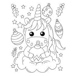 Dessins de Noël à colorier
