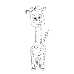 Téléchargez gratuitement votre coloriage girafe et retrouvez d'autres dessins de girafes pour tous les amoureux des animaux de la savane - Page 03