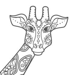 Téléchargez gratuitement votre coloriage girafe et retrouvez d'autres dessins de girafes pour tous les amoureux des animaux de la savane - Page 10
