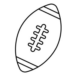 Coloriage rugby : un dessin à imprimer gratuitement pour tous les amoureux de ce sport de ballon. Page 2