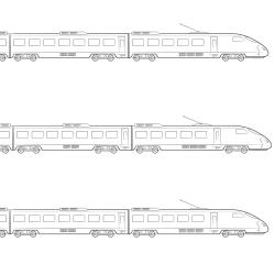Coloriage train : un dessin à imprimer avec beau train. Un coloriage à imprimer sur le thème des véhicules pour les enfants - Page 4