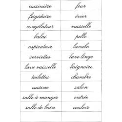 étiquettes pour tout lire dans la maison