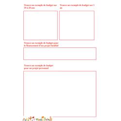 Imprimer l'activité sur le budget