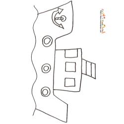 Coloriage bateau