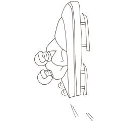 Coloriage bobsleigh