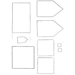 Modèles pour petites maisons de Noël