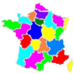 Imprimer les départements colorés pour puzzle carte de France grâce à TAM