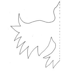 Imprimer le modèle pour une carte oiseau