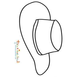 Coloriage d'un chapeau de fermier