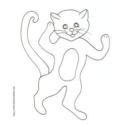 "Ne suis-je pas tout mignon avec mon petit noeud et mon petit ventre tout rond" ? Imprime le coloriage de ce petit chat trop mignon.
