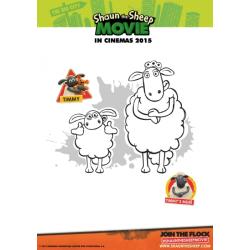 Coloriage Timmy et sa maman