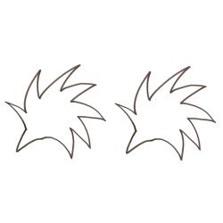 Imprimer le modèle de sourcils pour tête de dragon chinois
