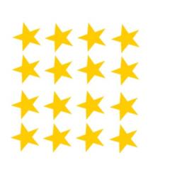 Imprimer les étoiles du drapeau de l'Union Européenne