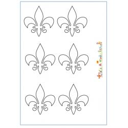Fleurs de lys pour couronne de roi