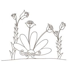 Bouquet de fleurs à imprimer