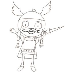 coloriage du gaulois dessin 4