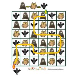 Solution du jeu de suite logique : monstres de la nuits
