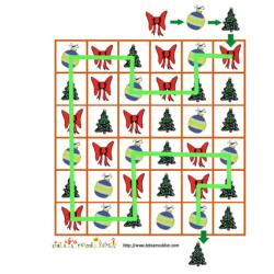 Solution du jeu de suite logique : le sapin de Noël